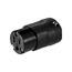 Arrow Hart Ultra Grip Straight Blade Connector, #16-12 Awg 15A 125V, Black, 2-Pole 3-Wire, AH5269BK