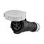 Arrow Hart Pin & Sleeve Connector, #10-#2 Awg 30A, Y 347/600V, Black, Female, 15 Hp, 3Ph, AH530C5W