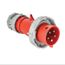 Arrow Hart Pin & Sleeve Plug, 30/32A 200-415V, 4-Pole, 0.433-1.15" Cable Dia, #10 -#2 Awg 5 Wire, AH530P6WDR
