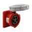 Arrow Hart Pin & Sleeve Receptacle, Ip69K Rated, 30/32A 200-415V, 4-Pole, #10 -#2 Awg, 5 Wire, AH530R6WDR