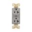Arrow Hart Industrial Duplex Receptacle, #14-10 Awg 20A 125V, Gray, 5-20R, Duplex, AH5352GY