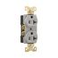 Arrow Hart Industrial Duplex Receptacle, #14-10 Awg 20A 125V, Gray, 5-20R, Duplex, AH5352GY