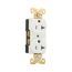 Arrow Hart Extra Heavy-Duty Industrial Duplex Receptacle, #14-10 Awg 20A 125V, 5-20R, Duplex, AH5352W