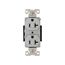 Arrow Hart Corrosion Resistant Straight Blade Duplex Receptacle, #14-10 Awg 20A 125V, Gray, AH5362CRGY