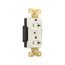 Arrow Hart Industrial Duplex Receptacle, #14-10 Awg 20A 125V, Light Almond Face Base, Duplex, AH5362LA