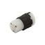 Arrow Hart Ultra Grip Straight Blade Connector #16-#12 Awg 20A 125V, Black, 5-20P, 2-Pole 3-Wire, AH5369