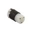 Arrow Hart Ultra Grip Straight Blade Connector #16-#12 Awg 20A 125V, Black, 5-20P, 2-Pole 3-Wire, AH5369