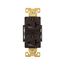 Arrow Hart Industrial Duplex Receptacle, #14-10 Awg 20A, 250V, Brown, 6-20R, Duplex, AH5462B