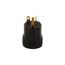 Arrow Hart Quick Grip Straight Blade Plug, #18-12 Awg 20A, 250V, Black, 5-20P, 2-Pole 3-Wire, AH5464BK