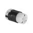 Arrow Hart Ultra Grip Straight Blade Connector, #16-#12 Awg 20A, 250V, 6-20P, 2-Pole 3-Wire, AH5469