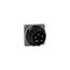 Arrow Hart Pin & Sleeve Inlet, #8-#2 Awg #10-#2 Awg Ground, #12-#16 60A, Y 347/600V, Black, AH560B5W