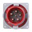 Arrow Hart Pin & Sleeve Inlet, #8-#2 Awg #10-#2 Awg (Ground), #12-#16 60A, Y 277/480V, Red, Male, AH560B7W