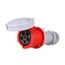 Arrow Hart Pin & Sleeve Connector, 60/63A 200-415V, #8-#2 Awg #10-#2 Awg (Ground), #12-#16 Awg, AH560C6WDR