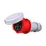 Arrow Hart Pin & Sleeve Connector, #8-#2 Awg #10-#2 Awg (Ground), #12-#16 Awg 60A, Y 277/480V, AH560C7W
