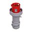 Arrow Hart Pin & Sleeve Plug, #8-#2 Awg #10-#2 Awg Ground, #12-#16 60A, Y 277/480V, Red, AH560P7W