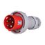 Arrow Hart Pin & Sleeve Plug, #8-#2 Awg #10-#2 Awg Ground, #12-#16 60A, Y 277/480V, Red, AH560P7W