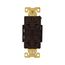 Arrow Hart Industrial Duplex Receptacle, #14-10 Awg 15A, 250V, Brown, 6-15R, Duplex, AH5662B
