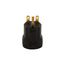 Arrow Hart Quick Grip Straight Blade Plug, #16-12 Awg 15A, 250V, 6-15P, 2-Pole 3-Wire, AH5666BK