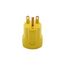 Arrow Hart Quick Grip Straight Blade Plug, #16-12 Awg 15A, 250V, 6-15P, 2-Pole 3-Wire, AH5666Y