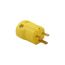 Arrow Hart Quick Grip Straight Blade Plug, #16-12 Awg 15A, 250V, 6-15P, 2-Pole 3-Wire, AH5666Y
