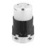 Arrow Hart Ultra Grip Straight Blade Connector #16-#12 Awg 15A 250V, Black, 6-15R, 2-Pole 3-Wire, AH5669