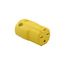 Arrow Hart Quick Grip Straight Blade Connector, #16-12 Awg 15A, 250V, 6-15R, 2-Pole 3-Wire, AH5669Y