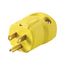Arrow Hart Quick Grip Straight Blade Plug, #18 To #12 Awg 15A 125V, 5-15P, 2-Pole 3-Wire, AH5965Y
