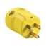 Arrow Hart Quick Grip Straight Blade Plug, #18 To #12 Awg 15A 125V, 5-15P, 2-Pole 3-Wire, AH5965Y