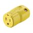Arrow Hart Corrosion Resistant Straight Blade Connector, #18 To #12 Awg 15A 125V, 2-Pole 3-Wire, AH5969CR