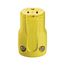 Arrow Hart Quick Grip Straight Blade Connector, #18-12 Awg 15A 125V, 2-Pole 3-Wire, AH5969Y