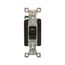 Manual Motor Controller, Switch Only, #14-8 Awg 40A, Panel, 600V, Maintained Contact, Black, AH6808UCO