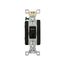 Manual Motor Controller, #14-10 Awg 20/30A, 600/250V, Black, Open, 2-Pole, Toggle Switch, AH6808UDAC