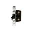 Manual Motor Controller, Switch Only, #14-10 Awg 30A, Panel, 600V, Front Wired, Black, 2-Pole, AH6810U