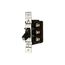 Manual Motor Controller, Switch Only, #14-10 Awg 30A, Panel, 600V, Black, Open, 3-Pole, 2-Pos, AH7810UD