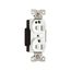 Arrow Hart Standard Duplex Receptacle, #14-10 Awg 15A, 125V, Duplex, Auto-Grounding, AH8200W