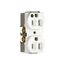 Arrow Hart Standard Duplex Receptacle, #14-10 Awg 15A, Healthcare 125V, Duplex, Bulk, AH8200W20