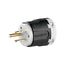 Arrow Hart Auto Grip Straight Blade Plug, #18-12 Awg 15A 125V, Back, 5-15P, 2-Pole 3-Wire, AH8215HG