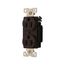 Arrow Hart Duplex Receptacle, #14-10 Awg 20A, Healthcare 125V, Brown Face Base, 5-20R, Duplex, AH8300B