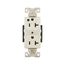Arrow Hart Duplex Receptacle, #14-10 Awg 20A, 125V, Light Almond, 5-20R, Duplex, AH8300LA