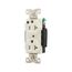Arrow Hart Duplex Receptacle, #14-10 Awg 20A, 125V, Light Almond, 5-20R, Duplex, AH8300LA