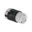 Arrow Hart Ultra Grip Straight Blade Connector, #18-12 Awg 15A 125V, 5-20R, 2-Pole 3-Wire, AH8319HG