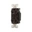 Arrow Hart Duplex Receptacle, #14-10 Awg 20A, Healthcare, 250V, Brown Face Base, 6-20R, Duplex, AH8400B