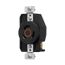 Arrow Hart Color Coded Locking Receptacle, #14-8 Awg 20A, 125/250V, L10-20, 3-Pole, 3-Wire, AHCL1020R