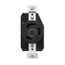 Arrow Hart Color Coded Locking Receptacle, #14-8 Awg 30A, 125/250V, L10-30, 3-Pole, 3-Wire, AHCL1030R