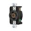 Arrow Hart Color Coded Locking Receptacle, #14-8 Awg 30A, 125/250V, L14-30 3-Pole 4-Wire, AHCL1430R