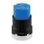 Arrow Hart Color Coded Locking Connector, #14-8 Awg 20A, 250V, L15-20 3-Pole 4-Wire, AHCL1520C