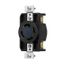 Arrow Hart Color Coded Locking Receptacle, #14-8 Awg 30A, 250V, L15-30 3-Pole 4-Wire, AHCL1530R
