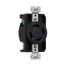 Arrow Hart Color Coded Locking Receptacle, #14-8 Awg 30A, 250V, L15-30 3-Pole 4-Wire, AHCL1530R