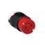 Arrow Hart Color Coded Locking Connector, #14-8 Awg 20A, 480V, L16-20 3-Pole 4-Wire, AHCL1620C