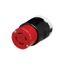 Arrow Hart Color Coded Locking Connector, #14-8 Awg 30A, 480V, L16-30 3-Pole 4-Wire, AHCL1630C